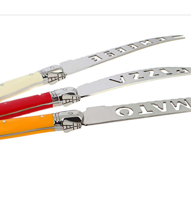 3 Piece Laguiole Pizza & Cheese Knife Set