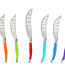 7 Piece Laguiole Pizza Knife Set - Rainbow Colors