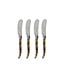 4 Piece Laguiole Spreader Set - Tortoise Shell