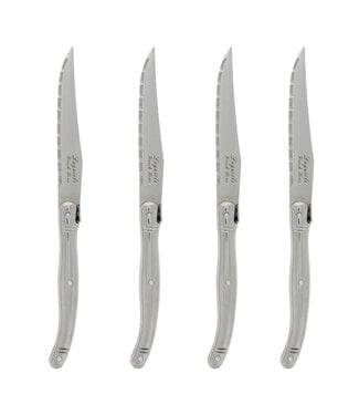 Laguiole Steak Knives Set of 4, Stainless Steel