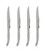 Laguiole Steak Knives Set of 4, Stainless Steel
