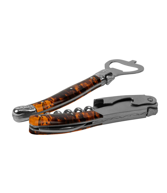 Laguiole Tortoise Shell Barware Set