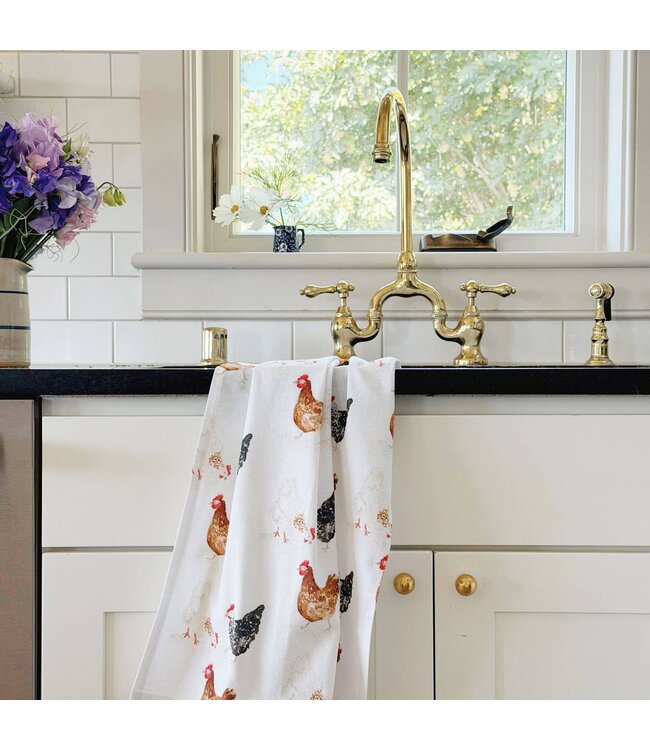 Tea Towel - Chickens
