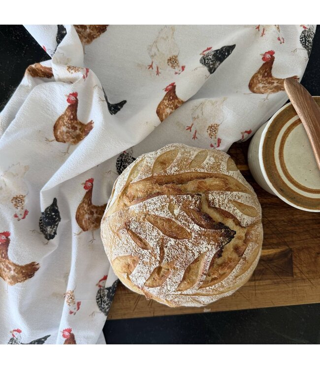 Tea Towel - Chickens