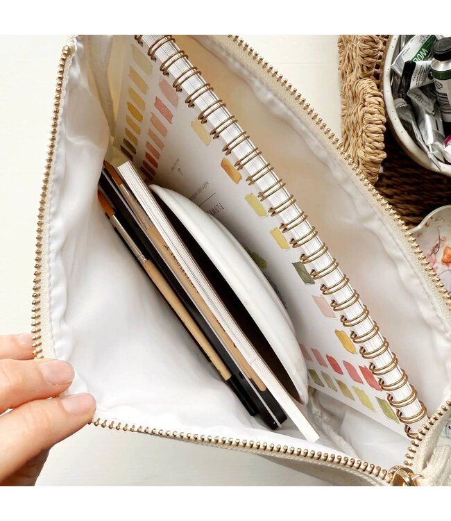 Canvas Zipper Pouch - Make Pretty Things