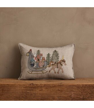 Coral & Tusk Pillow + Insert - Jingle Bells