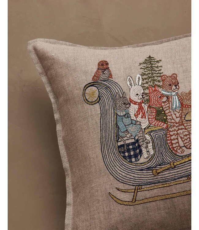 Coral & Tusk Pillow + Insert - Jingle Bells