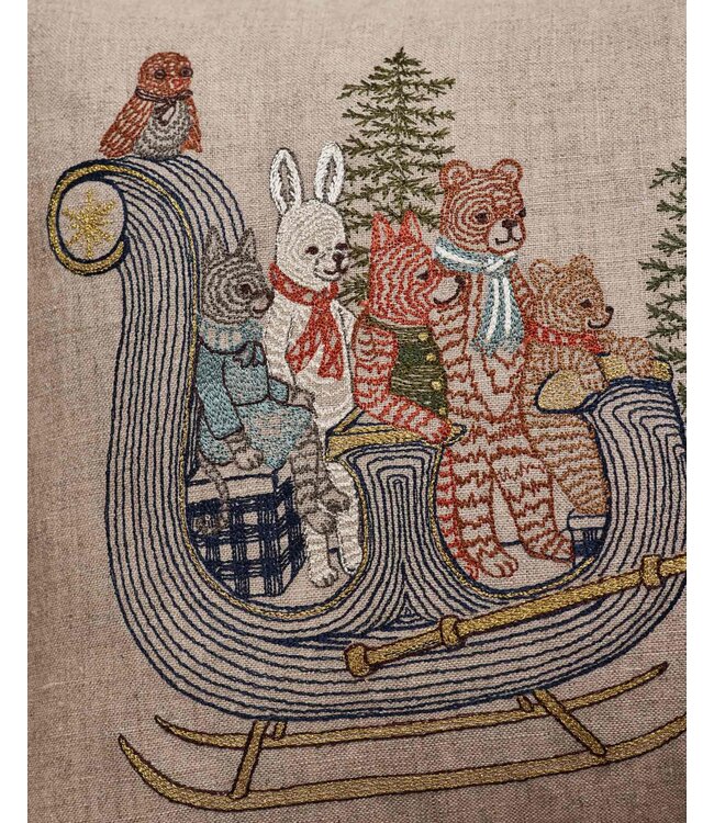 Coral & Tusk Pillow + Insert - Jingle Bells