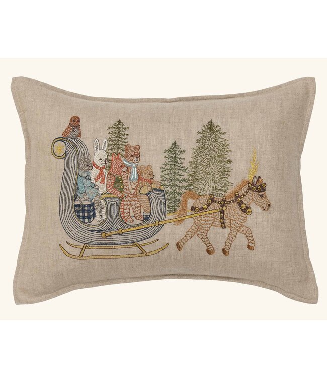 Coral & Tusk Pillow + Insert - Jingle Bells