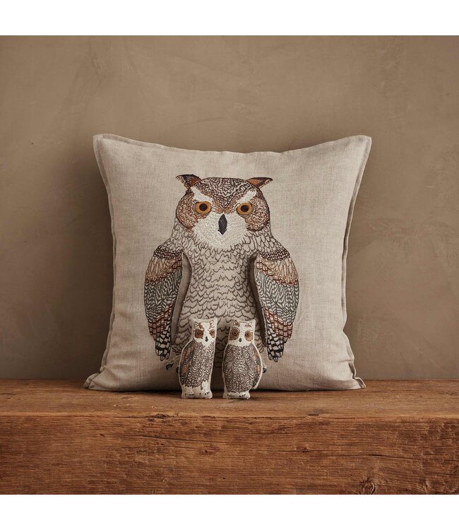 Coral & Tusk Owl Mama Pocket Pillow