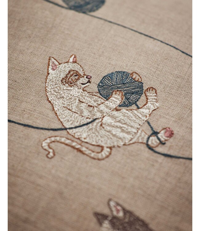 Coral & Tusk Playful Cats Pillow