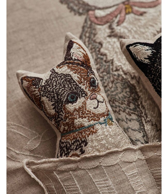 Coral & Tusk Pillow + Insert - Basket of Kittens