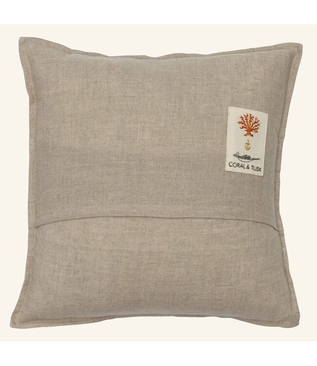 Coral & Tusk Pillow + Insert - Basket of Kittens