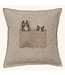 Coral & Tusk Pillow + Insert - Basket Cats