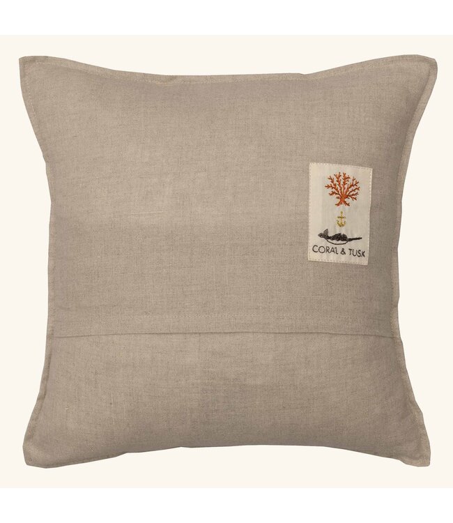 Coral & Tusk Pillow + Insert - Basket Cats