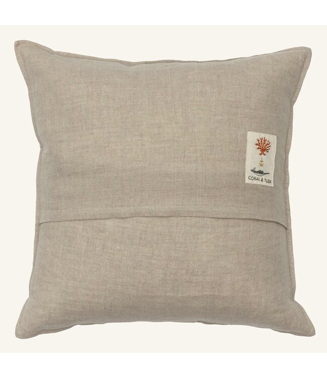 Coral & Tusk Pillow + Insert - Christmas Donkey