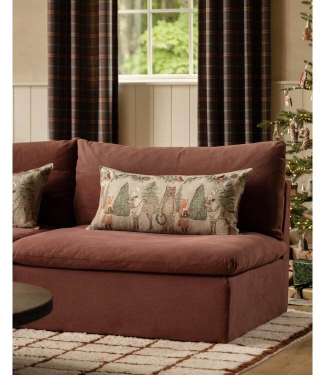 Coral & Tusk Christmas Cheer Lumbar Pillow