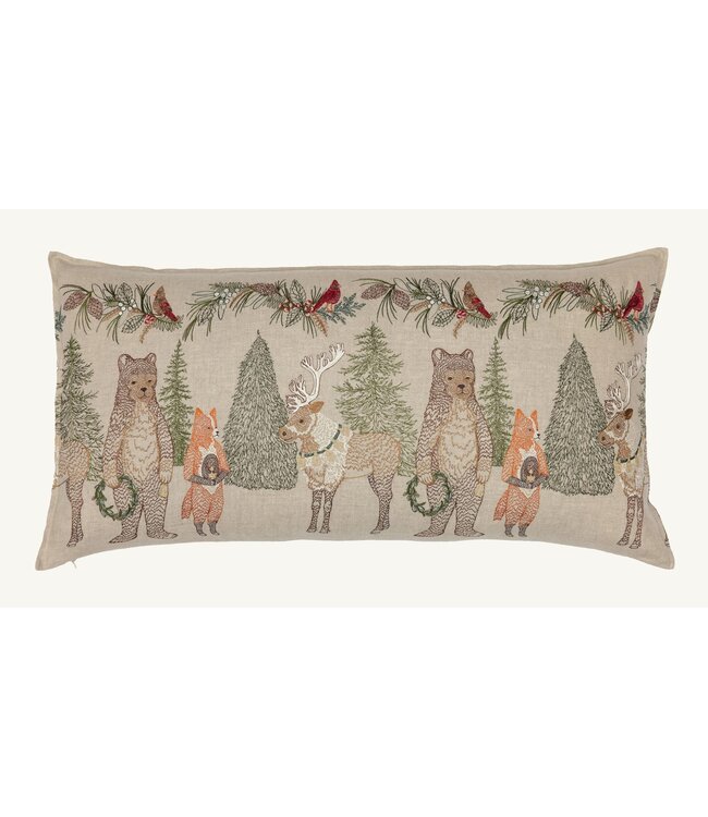 Coral & Tusk Christmas Cheer Lumbar Pillow