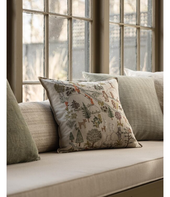 Coral & Tusk Pillow + Insert - Forest Fun