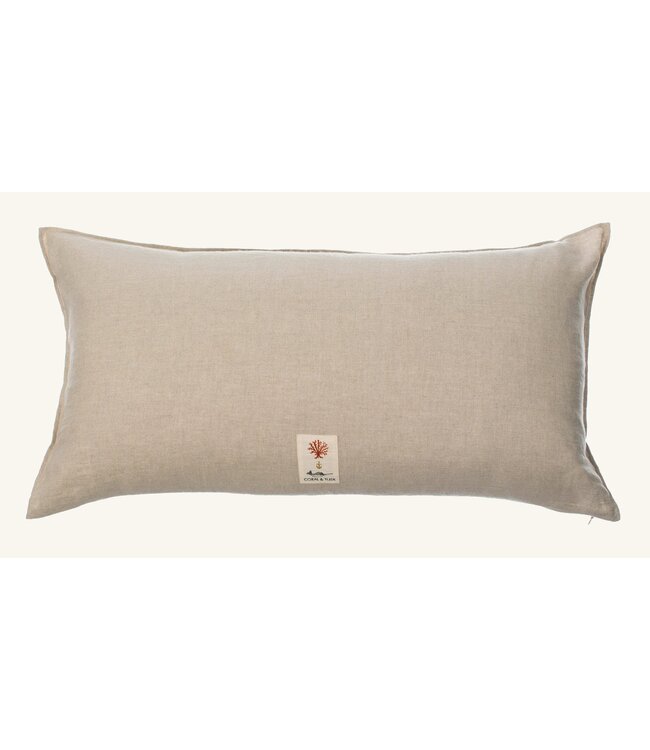Coral & Tusk Pillow + Insert - Mushrooms & Ferns Lumbar Pillow
