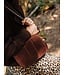 Pom Pom London The City Bag - Suede Chocolate