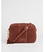 Pom Pom London The City Bag - Suede Chocolate