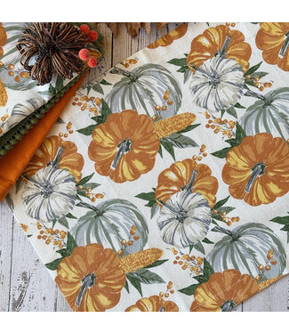 Mahogany Pumpkin Watercolor Placemat