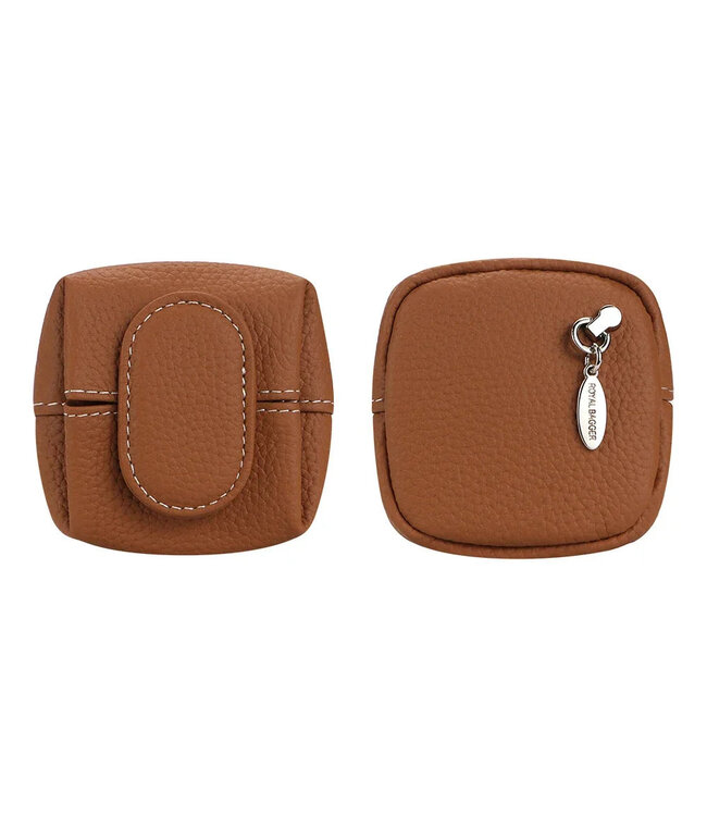 Pebbled Leather Coin Pouch