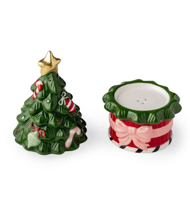 Ceramic Tree Salt and Pepper Shaker