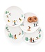 Ski Slopes Appetizer Plate