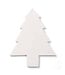 Christmas Tree Marble Charcuterie Board - White