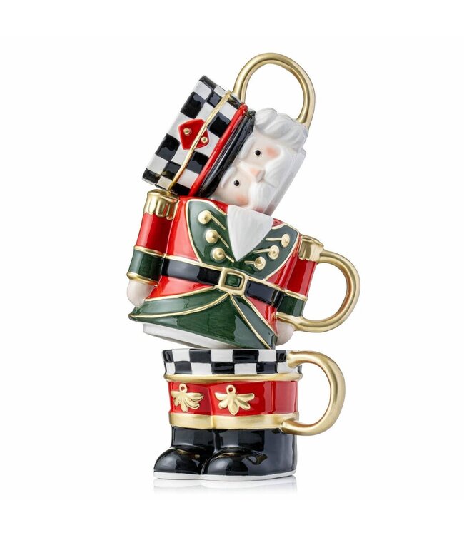 Nutcracker Stacking Mugs, Set of 3