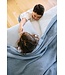 Chappy Wraps Harborview Herringbone Cornflower Blanket