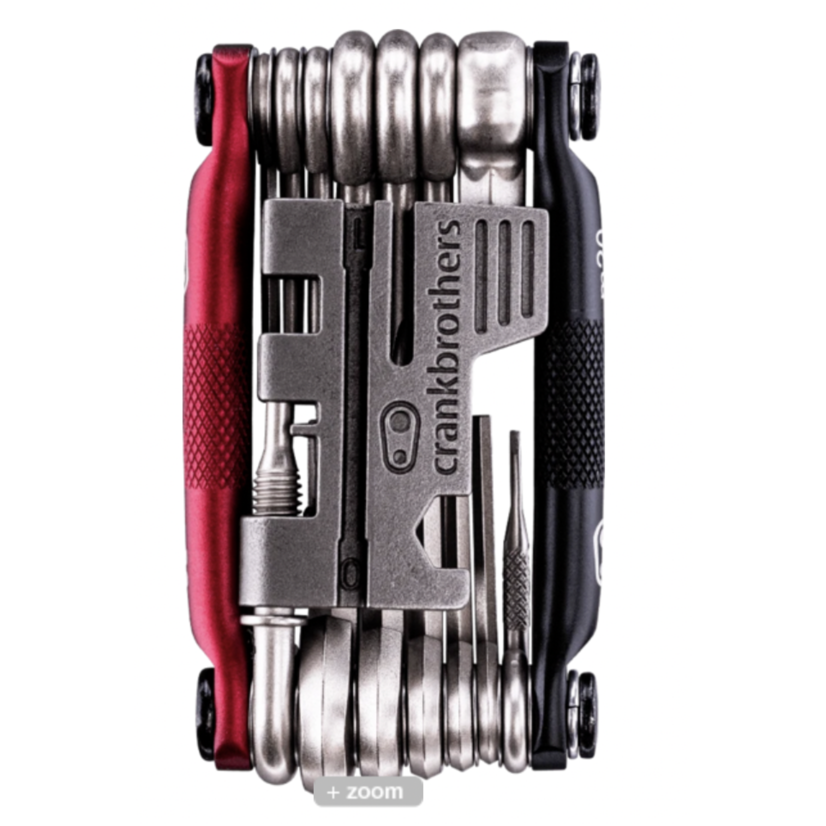 Crankbrothers Crankbrothers Multi-20 Mini Tool, Matte Black/Red