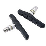 Alligator Alligator Brake Shoe Set, Threaded Type, Black Brake Block for Alloy Rims, 72mm