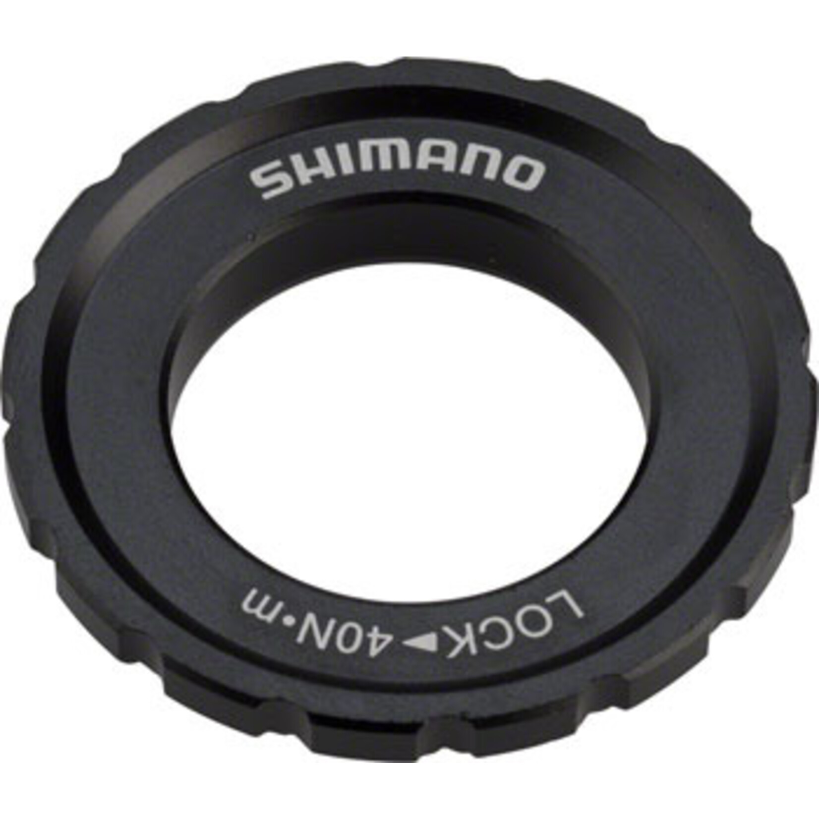 SHIMANO Shimano XT M8010 Outer Serration Centerlock Disc Rotor Lockring, for use with 12/15/20mm Axle Hubs