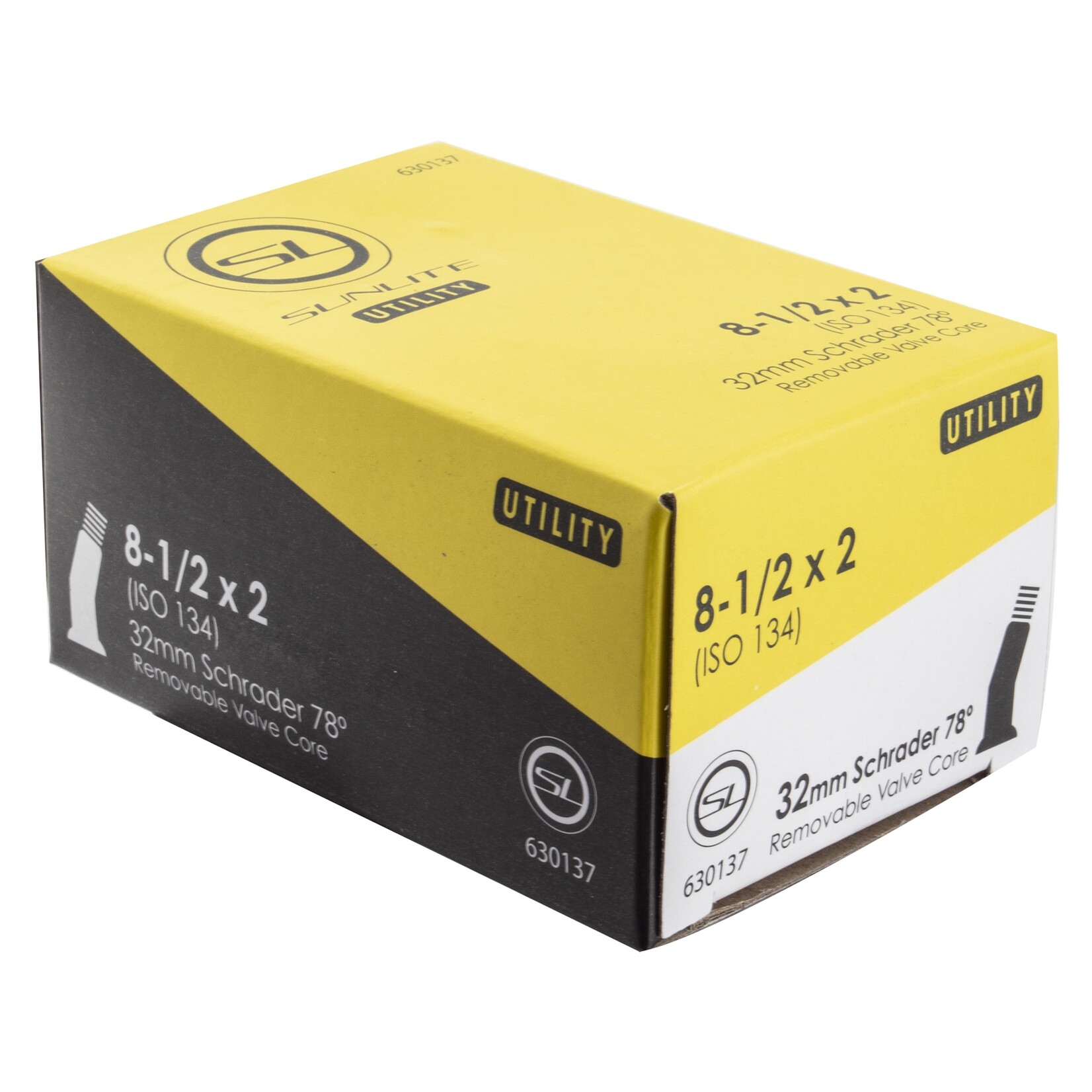 SUNLITE Sunlite Utili-T Moped/Scooter Tube 8.5x2, Angle Valve