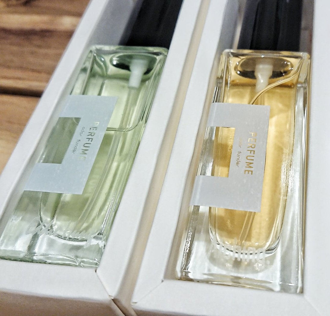 Odor Funder uses their FLUX laser cutter to personalize perfume bottles