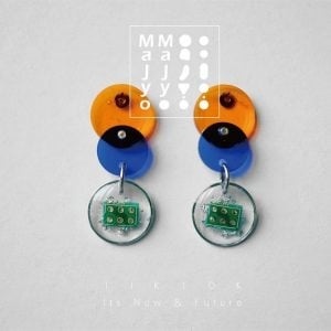 Majyo Majyo earrings made from recycled electronic waste