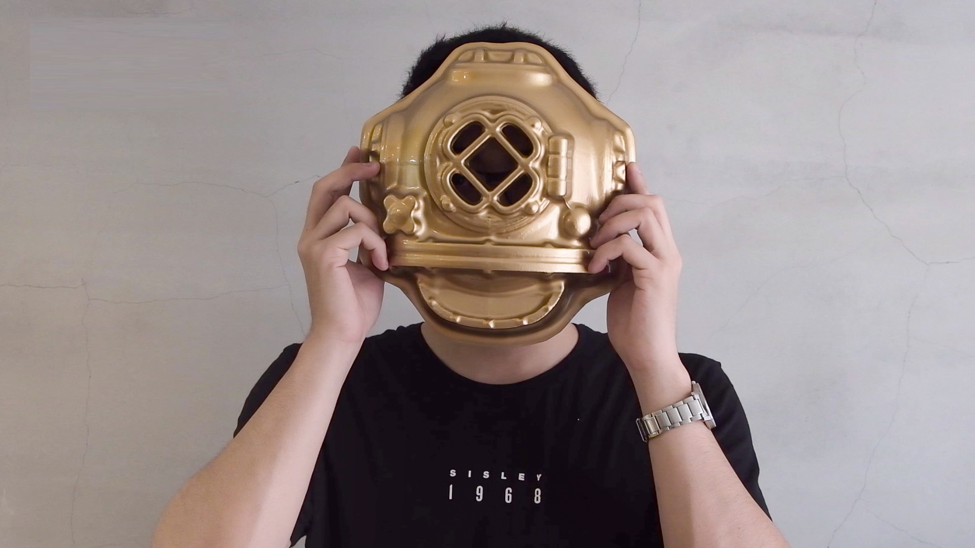 Geez Design Studio made a diving helmet mask with a vacuum former
