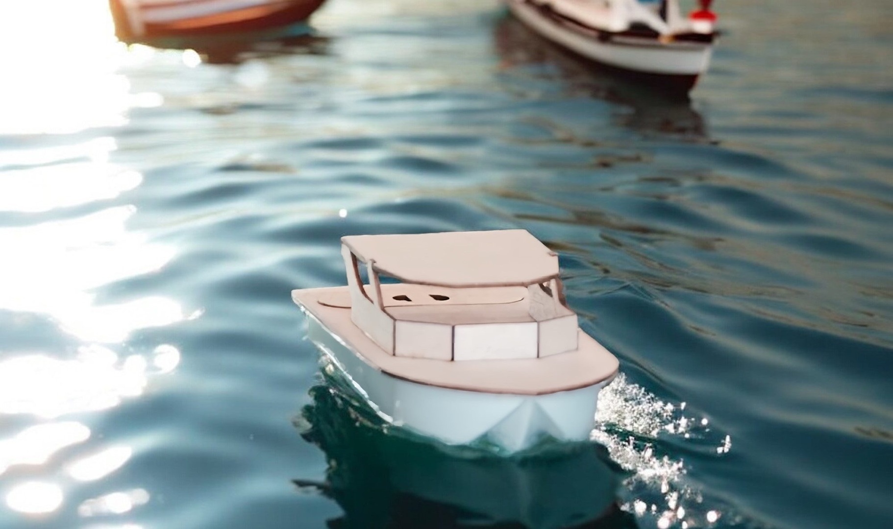 Building a radio-controlled boat using vacuum forming