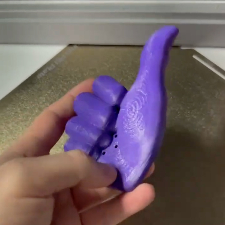 A 3D printed hand