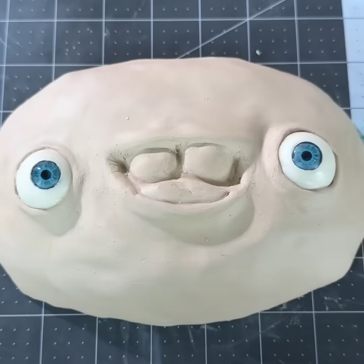 Making a mold out of clay