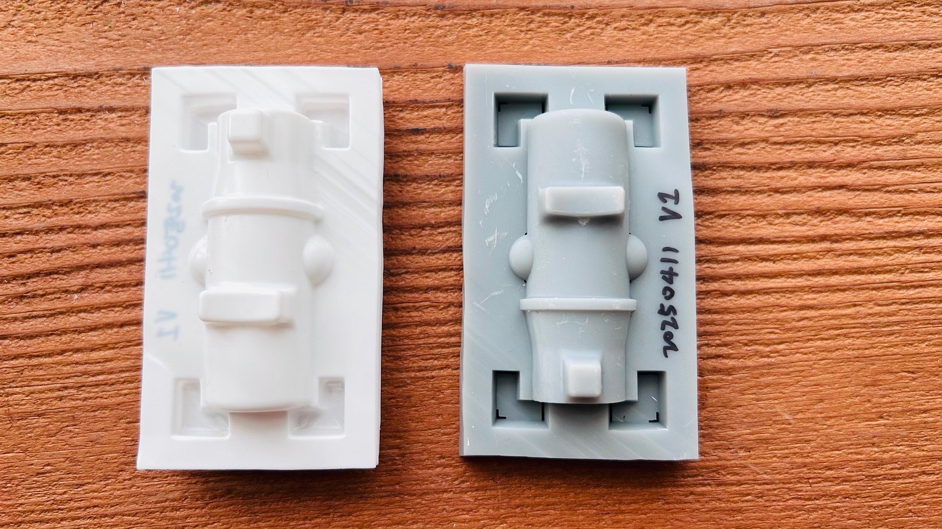 First version of the mold design