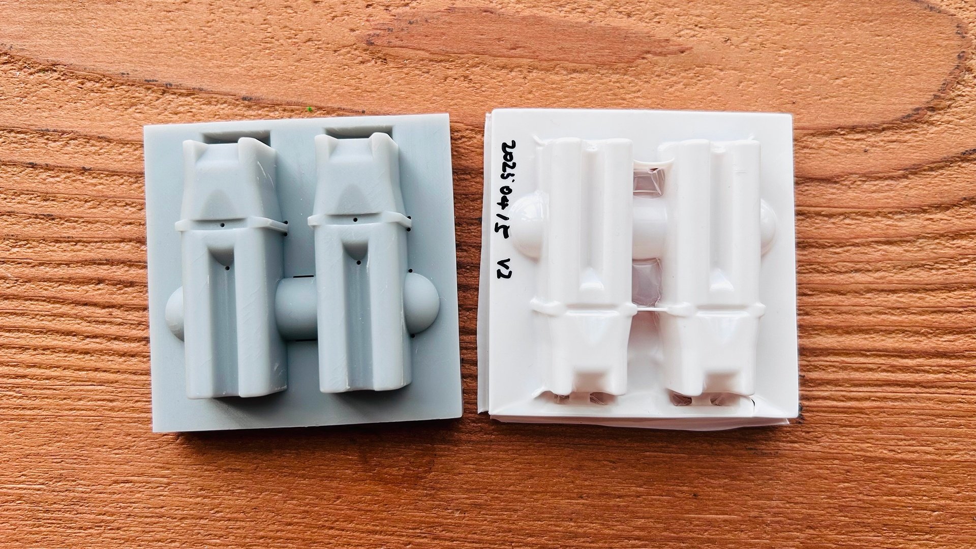 Second version of the mold design