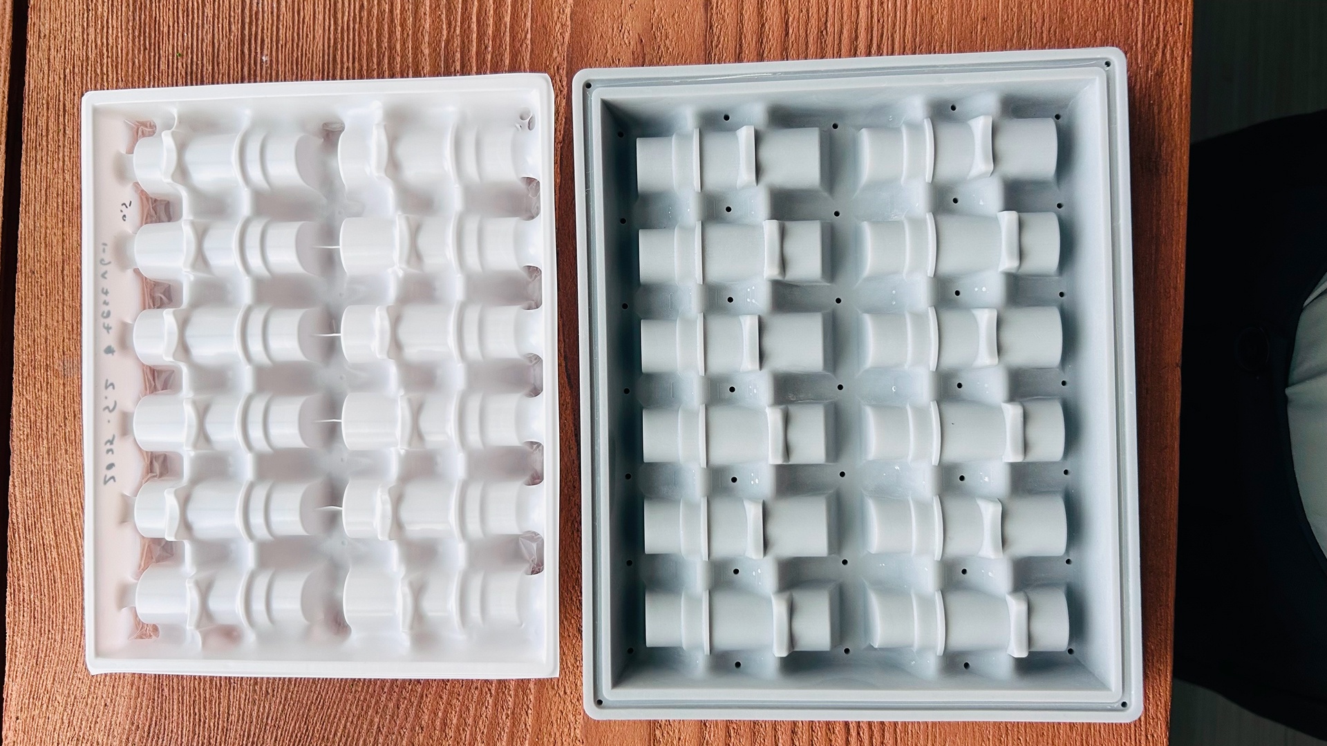 Fourth version of the design, using a negative mold