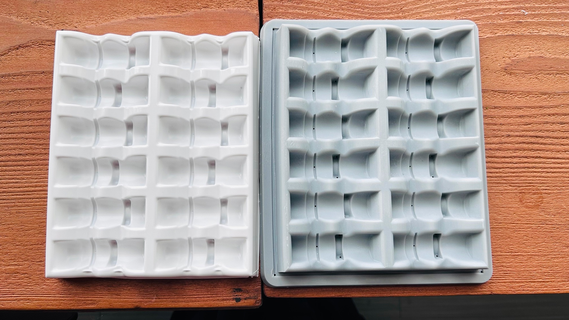 Fifth version of the design, using a positive mold