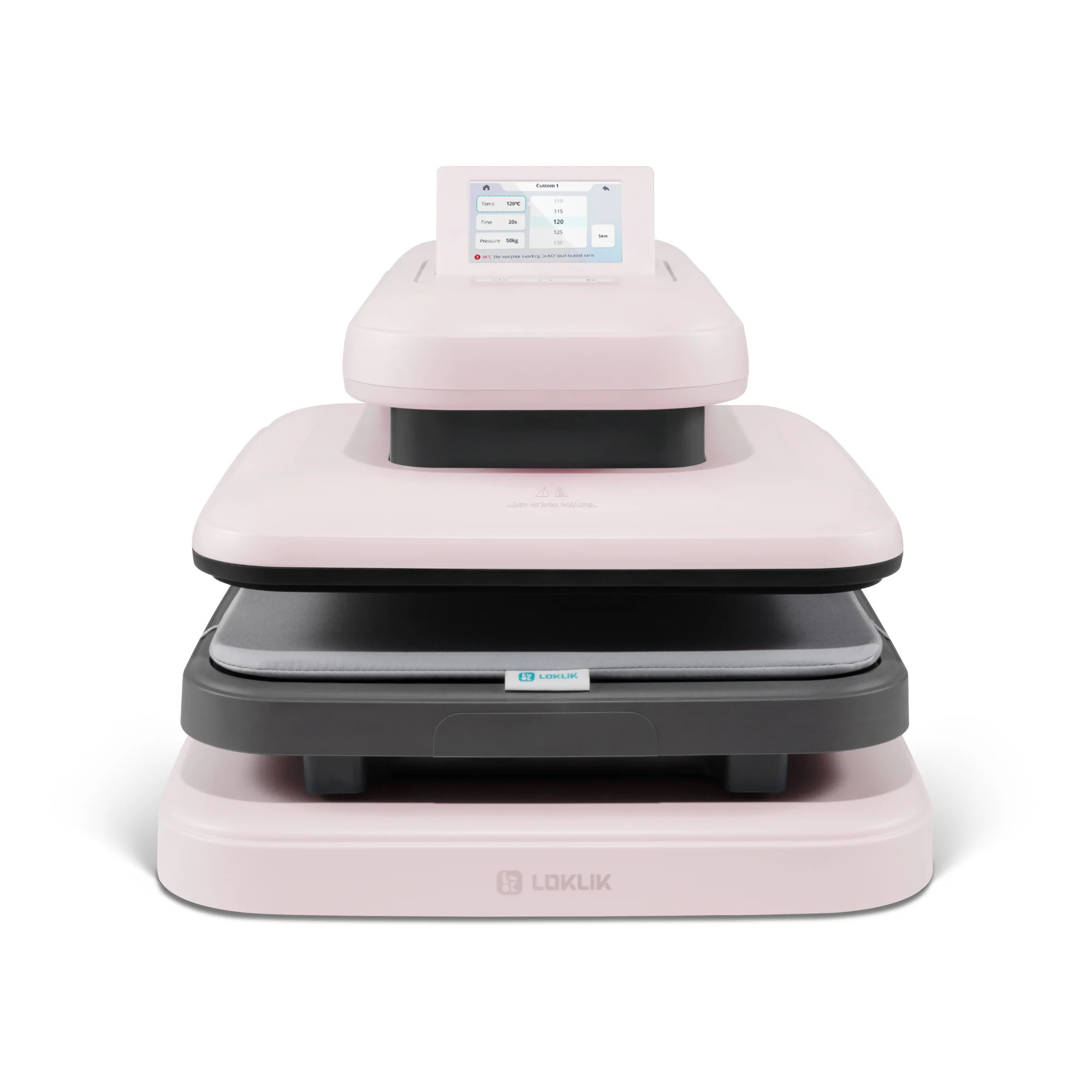 Frontal view of a LOKLiK ImPress™ Auto 2-Smart in Pastel Pink