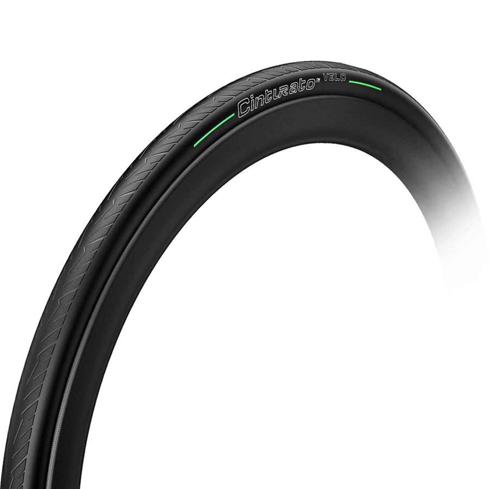 Pirelli Cinturato Velo TLR, Road Tire, 700x26C, Folding, Tubeless Ready, SmartNET Silica, ArmourTech, 66TPI, Black