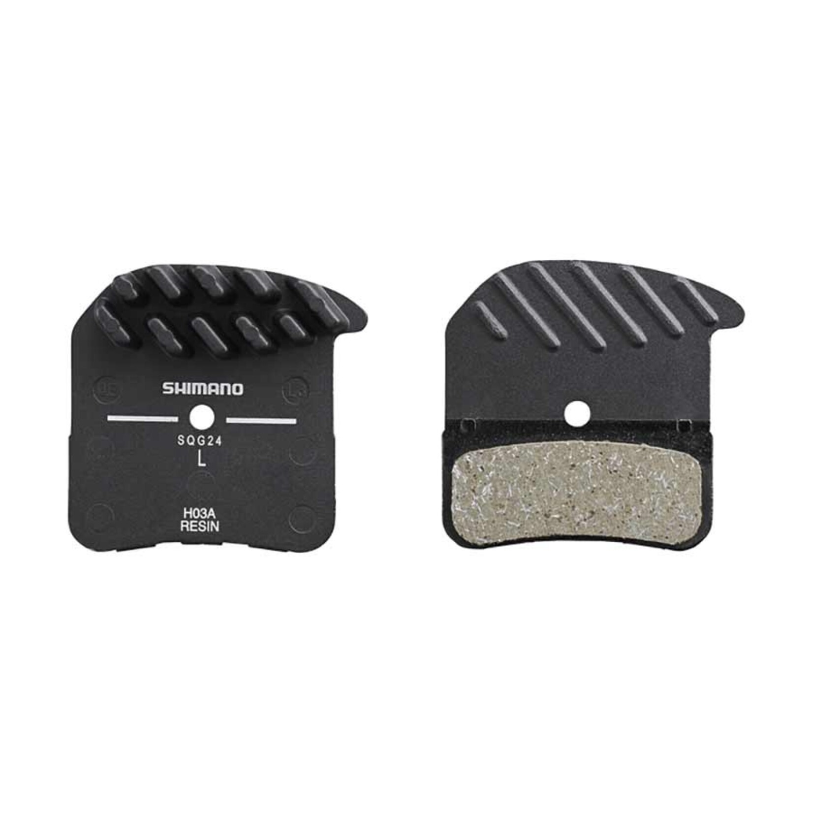 Shimano H03A, Disc Brake Pads, Shape: Shimano D-Type/H-Type, Resin, Pair